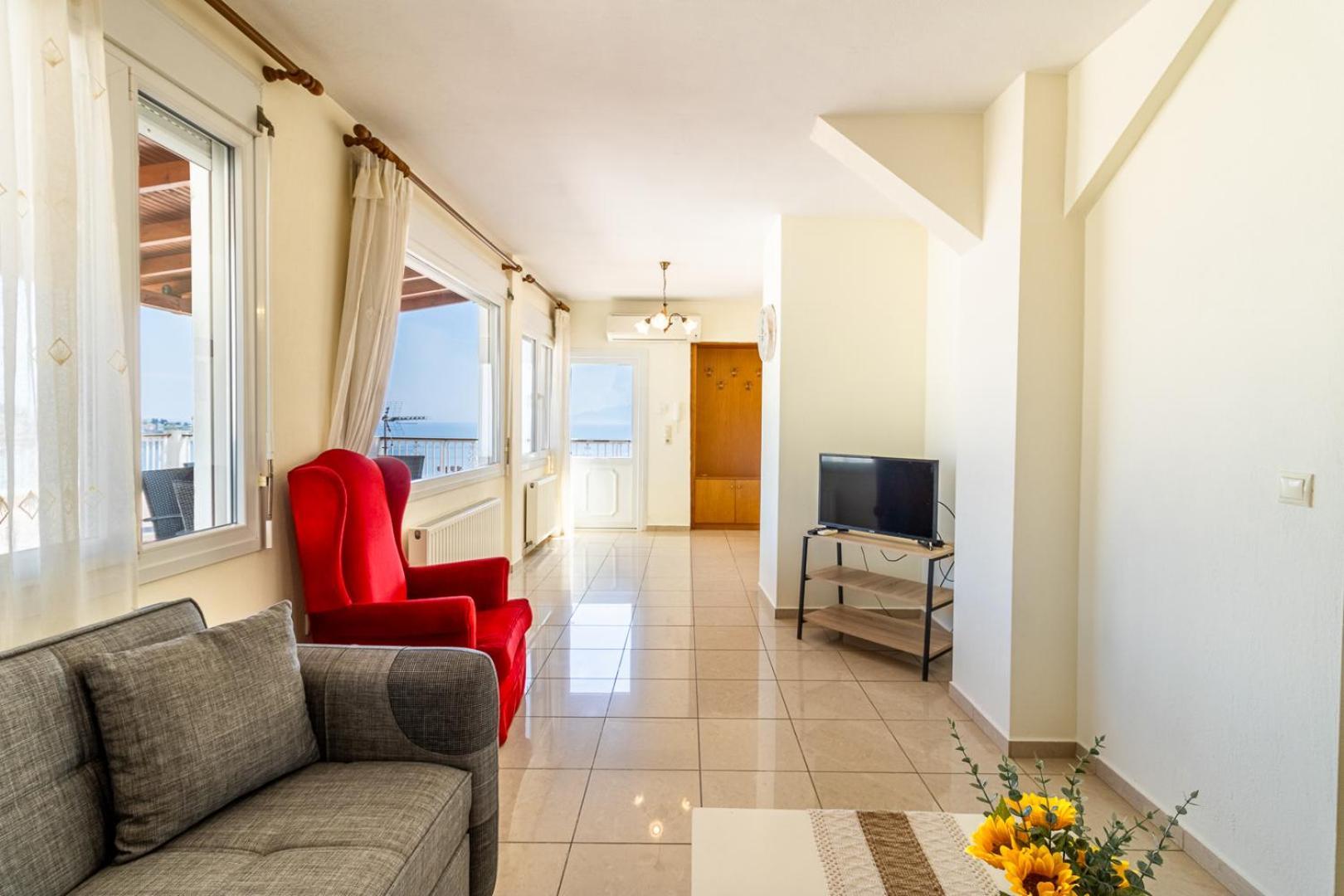Finas Penthouse,Private Terrace,Great View,Mins From Sea Apartment Kavala Exterior photo